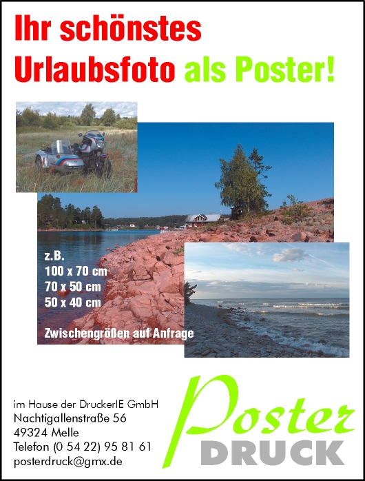 Urlaubsposter